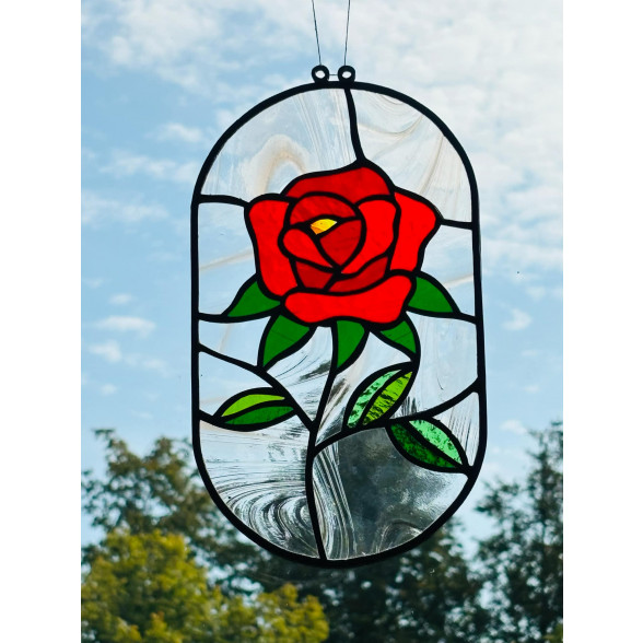 Vitrāža Roze